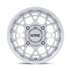 KMC Powersports KS139 15X7 4X137 Silver Machined 38MM Wheel