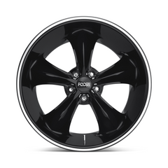 Foose 1PC F104 20X10 5X115 Gloss Black Military Wheel - 20MM Offset