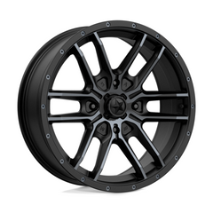 MSA Offroad Wheels MA43 18X7 4X156 S-BLK TTCC 10MM - Sleek Black Finish