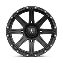 MSA Offroad Wheels MA33 15x7 4x156 Black Wheel with 10mm Offset