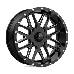 MSA Offroad Wheels MA35 20X7 4X137 G-BLK MILL 00MM - Durable Off-Road Wheel