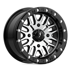 MSA Offroad Wheels MA37 14X7 4X137 G-BLK MACH 10MM - Stylish Off-Road Wheel
