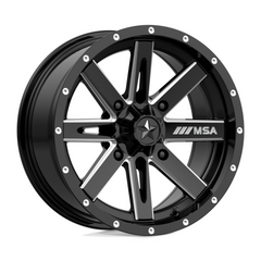 MSA Offroad Wheels MA41 15X7 4X137 G-BLK MILL 10MM - Stylish and Durable Wheel
