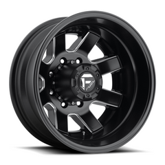 Fuel 1PC D538 17X6.5 8X200 MT-BLK-MIL -140MM Wheel