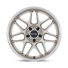 Motegi MR158 18x8.5 Wheels - 5x4.5 Bolt Pattern - Gold Machined Finish - 35mm Offset