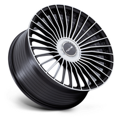 Niche 1PC M282 Black Machined Finish Wheel - 22X10.5, 5X4.25/4.5 Bolt Pattern