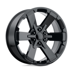 Performance Replicas PR189 Black 22x9 6x5.5 Wheels with 24mm Offset
