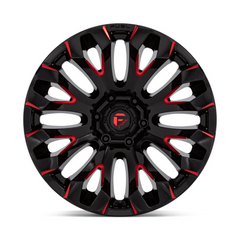 Fuel 1PC D829 20X10 6X5.5 G-BLK MILL-RD -18MM Wheel