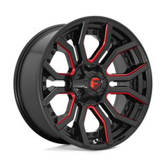Fuel 1PC D712 20X10 5X5.0/5.5 GL-BLK-RTTC -18MM Wheel
