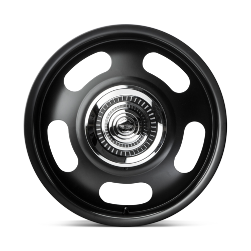 American Racing Vintage VN506 Rally 20-Inch Satin Black Alloy Wheel, 9.5-Inch Width