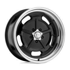 American Racing Vintage VN511 Salt Flat 17-Inch Alloy Wheel in Gloss Black with Diamond Cut Lip
