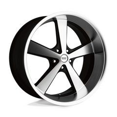 American Racing Vintage VN701 22X11 5X5.0 G-BLK MACH 18MM Wheel