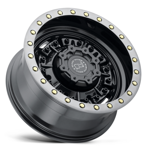 Black Rhino Hard Alloys BR Abrams 20x9.5 Inch Gloss Gun Black with Machined Dark Tint Offsets -18
