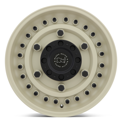 Black Rhino Hard Alloys BR Armory 17x9.5 Desert Sand Off-Road Wheel with -18 Offset