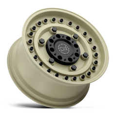 Black Rhino Hard Alloys BR Armory 17x9.5 Desert Sand Off-Road Wheel with -18 Offset