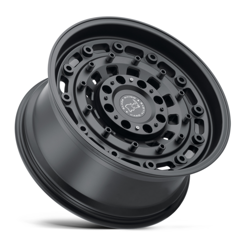Black Rhino Hard Alloys BR Arsenal 17x8 Inch Textured Matte Black Wheel with +30 Offset