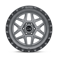 Black Rhino Hard Alloys BRKLS 17x9 6x5.5 BTL-GRY-BLKLP Wheel