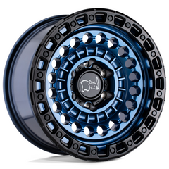 Black Rhino Hard Alloys BRSTN 17X8.5 5X5.0 CBLT-BLU-BLKLP -18MM Wheel