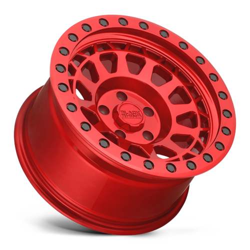 Black Rhino Hard Alloys BR PRIMM 17x9 Candy Red Wheel with 5x127 Bolt Pattern and Zero Offset