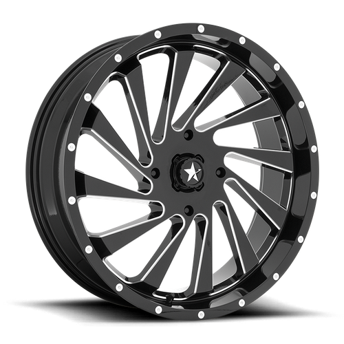 BLADE UTV 22X7 4X137 112 G-BLK-MILL +0