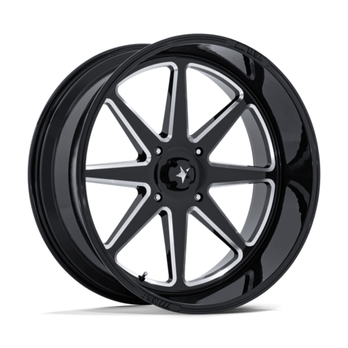 UTV Wheel MSA Offroad Wheels M54 SPARK, 24x10, 4x156, Gloss Black Milled
