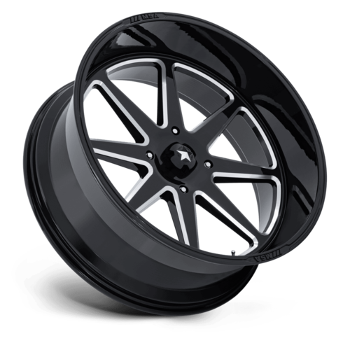 UTV Wheel MSA Offroad Wheels M54 SPARK, 24x10, 4x156, Gloss Black Milled