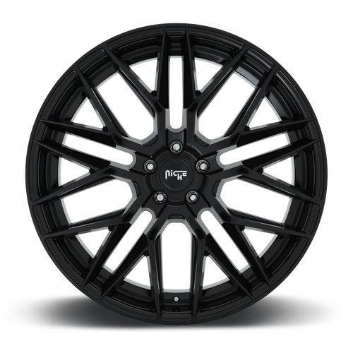 Gloss Black Wheel Niche 1PC M224 GAMMA, 6x139.7 Bolt Pattern, +25 Offset