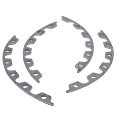 Gorilla Automotive R17C410H24QPK4 17-Inch Black Ring Lug Nut and Wheel Spacer Kit