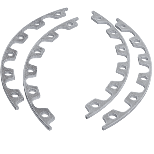 Gorilla Automotive R18C433H24QPK4 Black Chrome Wheel Spacers, 18 mm, 4-Pack