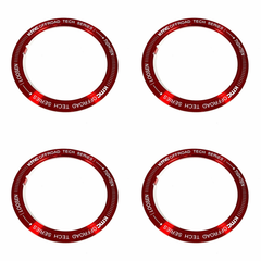 KMC KM100/101/102 Cap Ring, Red