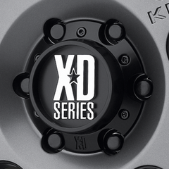 XD XDS 6x5.5 Lug ABS Center Cap, Satin Black, Short