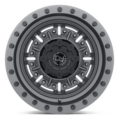 Black Rhino ABRAMS 20-Inch Textured Matte Gunmetal Wheel, 8x165.1 Bolt Pattern