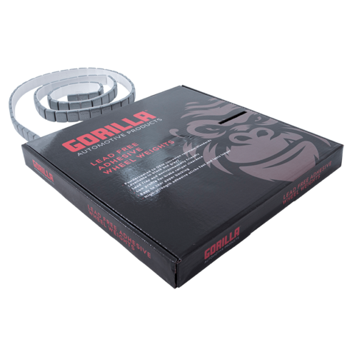 Gorilla Automotive 10015FGR 1/2 oz Silver 357 Segments Roll