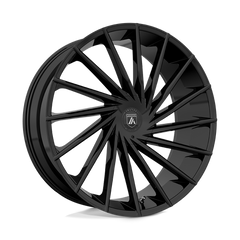 Asanti Black ABL-18 Matar 22x9 Inch Gloss Black Alloy Wheels with 30mm Offset
