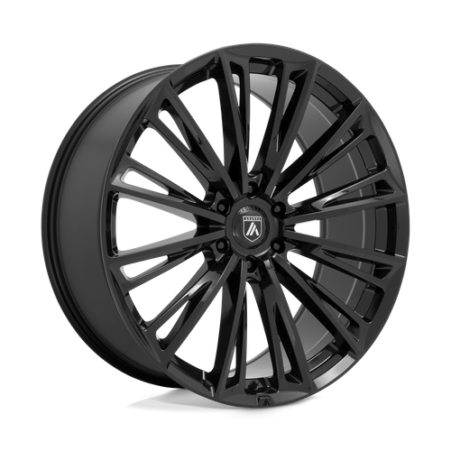 Asanti Black ABL30 Corona 22x9 Inch Gloss Black Alloy Wheel with 5x114.3 Bolt Pattern