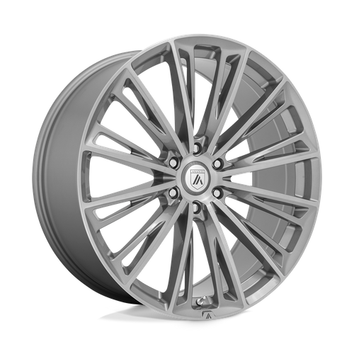 Asanti Black ABL30 Corona 20x9 Inch Titanium Brushed Wheel with 5x112 Bolt Pattern and +35 Offset