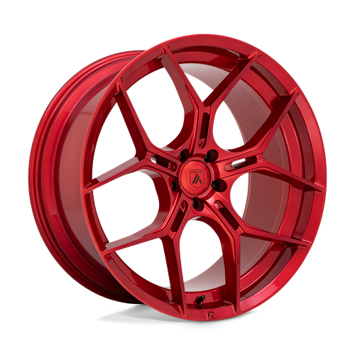 Asanti Black ABL-37 Monarch 20x9 Candy Red Wheel with 38mm Offset and 5x114.3 Bolt Pattern