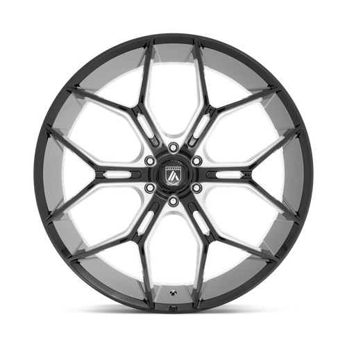 Asanti Black ABL-38 Monarch Truck 22x9.5 Inch Gloss Black Milled Wheel