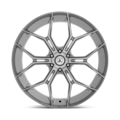 Asanti Black ABL38 Monarch Truck Wheel - 22x9.5 Inches, Titanium Brushed Finish