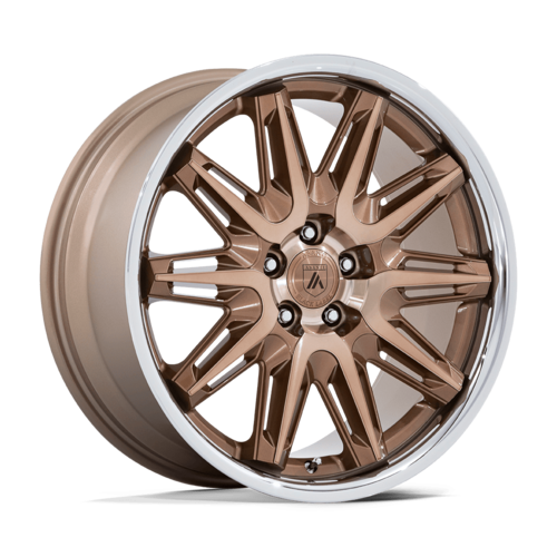 Asanti Black AB047 Imperator 22x10.5 Bronze Machined Wheel with Stainless Steel Lip
