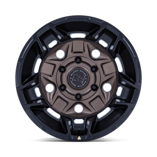 Black Rhino Hard Alloys BR028 GUARD 17-Inch x 8.5-Inch Burnt Bronze with Matte Black Lip