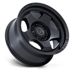 Black Rhino Hard Alloys BR031 SOL 17x8 Matte Black Wheel with 6x114.3 Bolt Pattern and +20 Offset