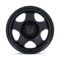Black Rhino Hard Alloys BR031 SOL 17x8 Matte Black Wheel with 6x114.3 Bolt Pattern and +20 Offset