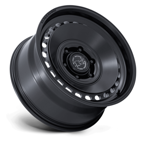 Black Rhino Hard Alloys BASIN 17x8 Matte Black Wheel with 6x130 Bolt Pattern and +32 Offset