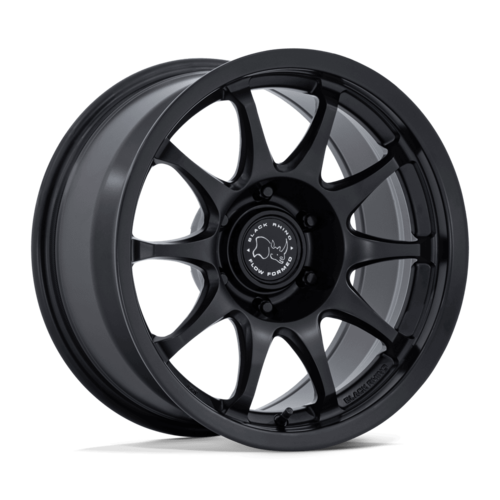 Black Rhino Hard Alloys BR038 RONIN 17x8.5 Matte Black Wheel with 6x135 Bolt Pattern and +25 Offset