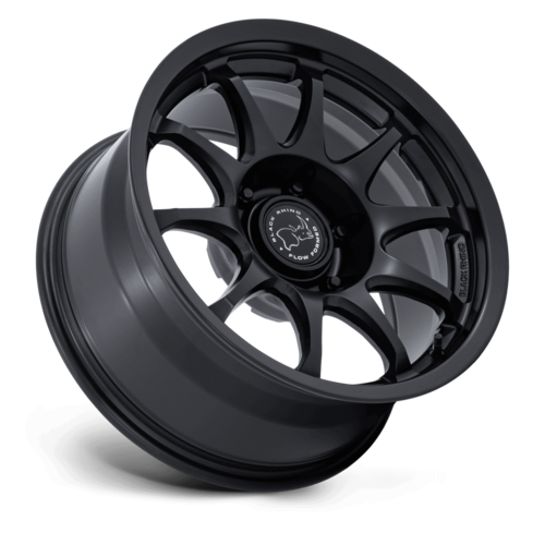 Black Rhino Hard Alloys BR038 RONIN 17x8.5 Matte Black Wheel with 6x135 Bolt Pattern and +25 Offset
