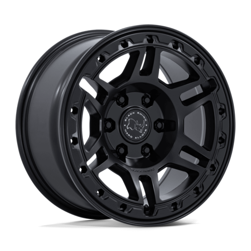 Black Rhino Hard Alloys Vanguard 20x9 Matte Black Off-Road Wheel with 6x139.7 Bolt Pattern and +15 Offset