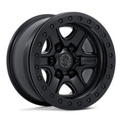 Black Rhino Hard Alloys BR200 ECHO TRAIL LOCK 18x9 Matte Black Beadlock Wheels
