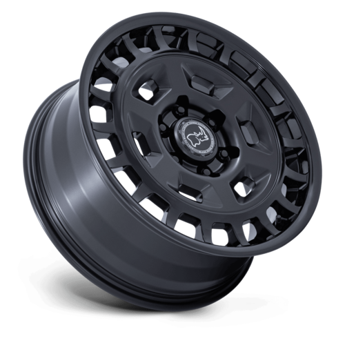 Black Rhino Hard Alloys BR405 ROVER 18-Inch Matte Black with Gloss Black Lip Wheel