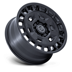 Black Rhino Hard Alloys BR405 ROVER 18-Inch Matte Black with Gloss Black Lip Wheel